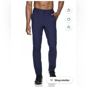 Reebok Men's Anchor Five Pocket Pants, navy blue size 36X32